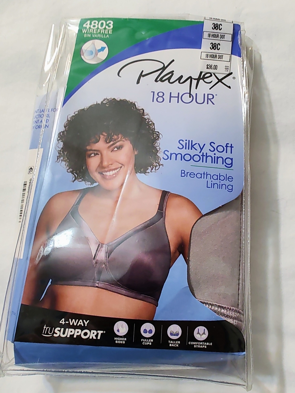 Playtex 18 Hour Silky Soft Smoothing Bra